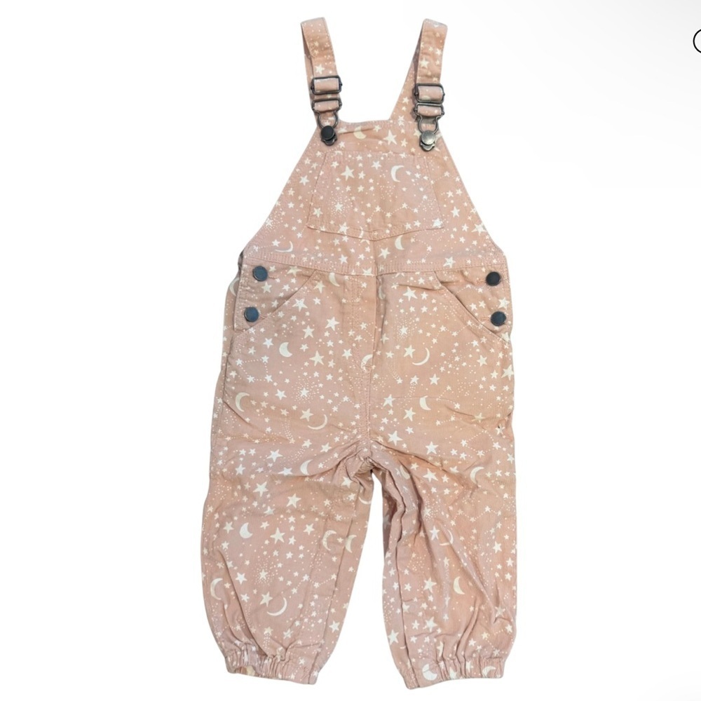 Stella McCartney Kids Celestial Overalls - Tan